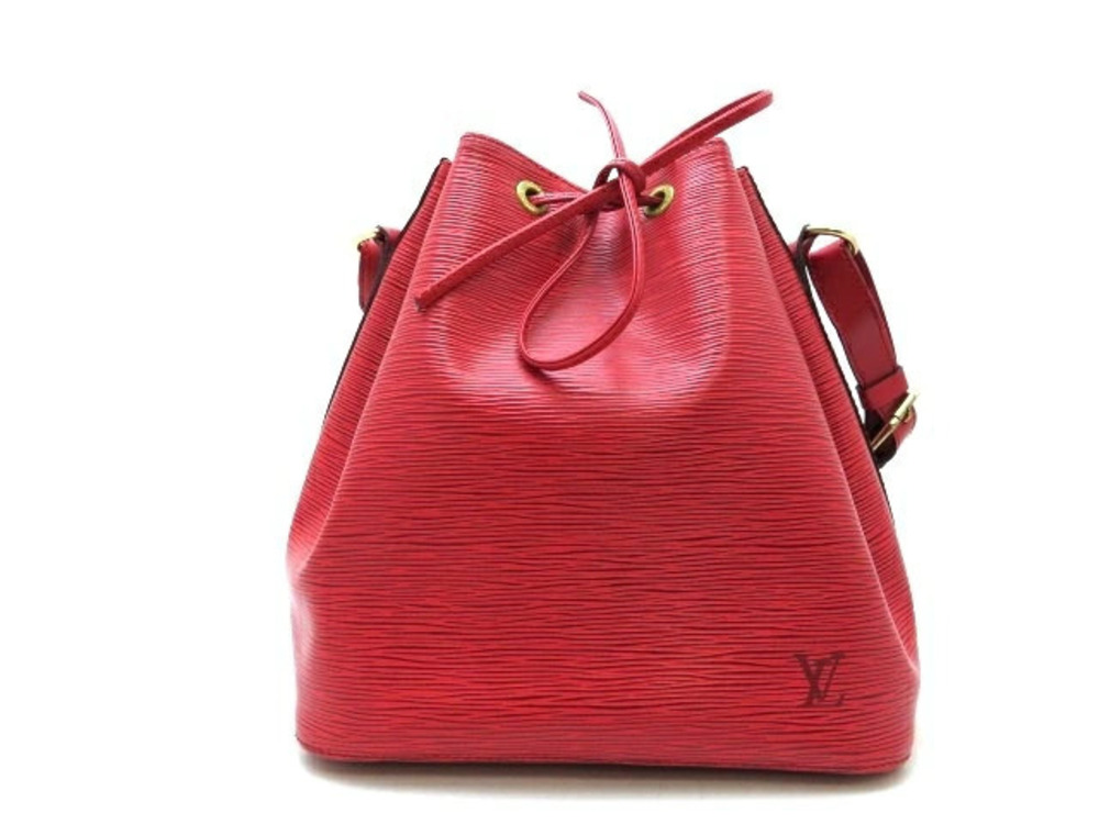 LOUIS VUITTON Neo Noe Shoulder Bag Epi Leather Castilian Red